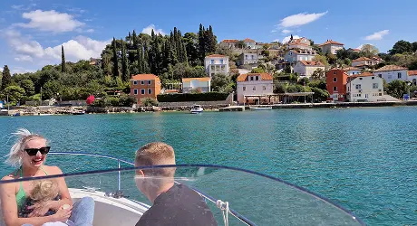 Blue Cave afternoon boat tour Dubrovnik — mid-day departure with swim stops