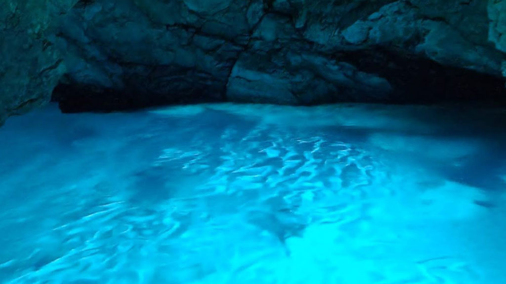 sunset Blue Cave Dubrovnik tour boat with snorkelling