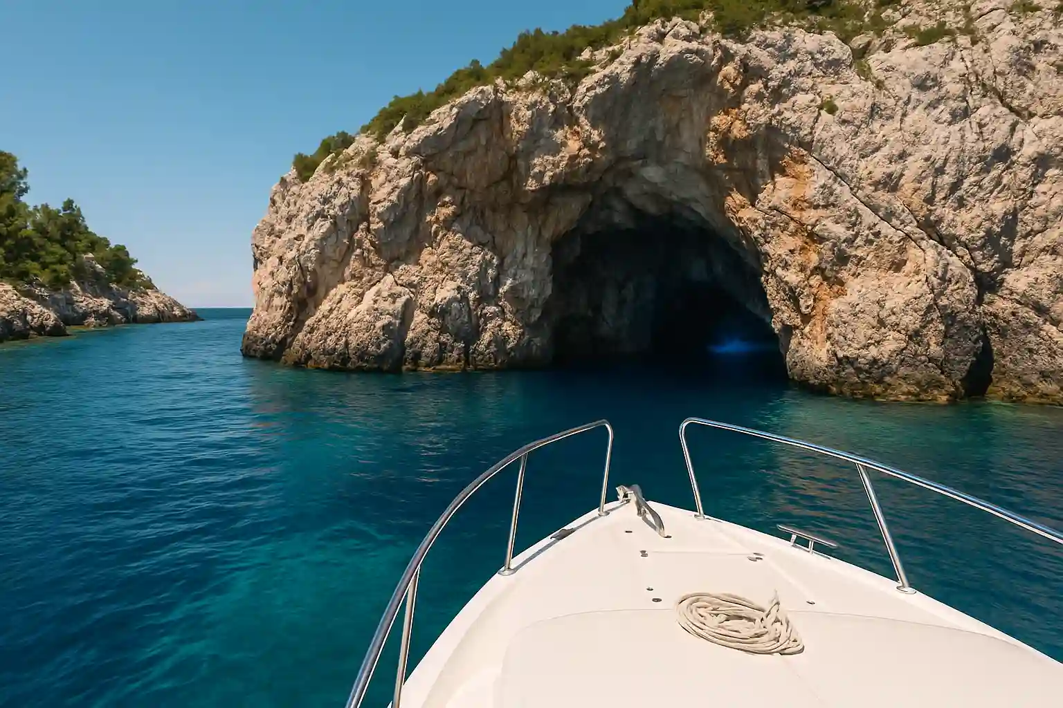 Blue Cave Boat Tour